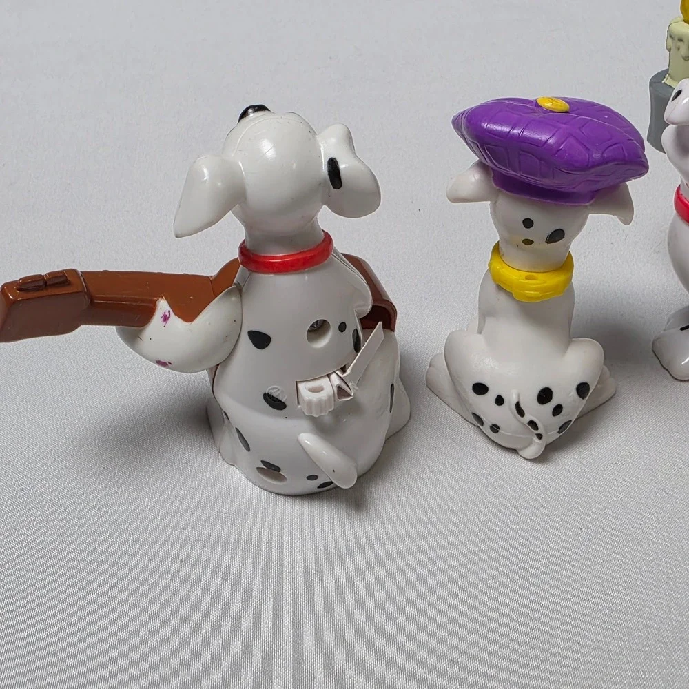 Disney 101 Dalmatians 1996-2000s McDonald's Happy Meal Figurines Lot of 5pcs